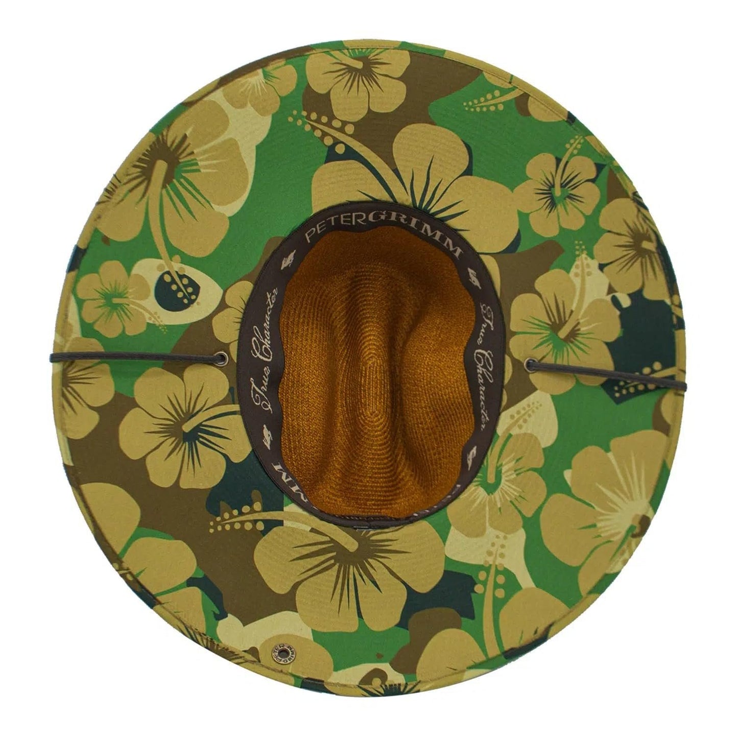Peter Grimm Koa Crushable Lifeguard Packable Summer Toyo Straw Western Cowboy Hat, Tan