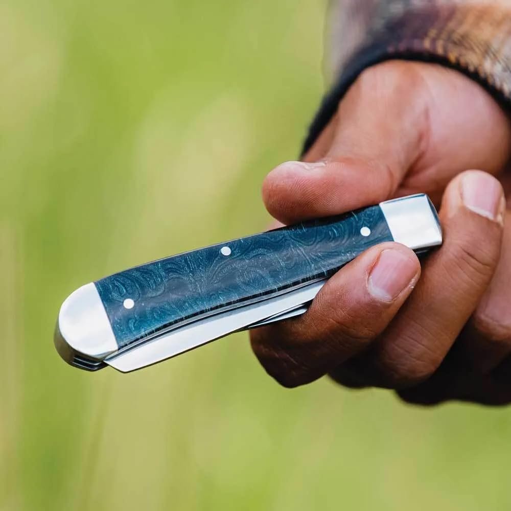 Montana Silversmiths Trapper Folding Pocket Knife
