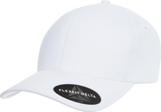 Flexfit Men's Delta Seamless Cap, White, XX-Large