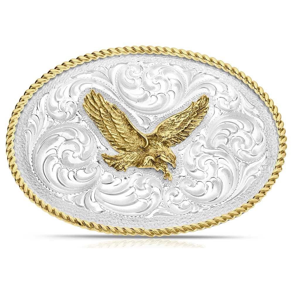 Montana Silversmiths Silver Belt Buckle