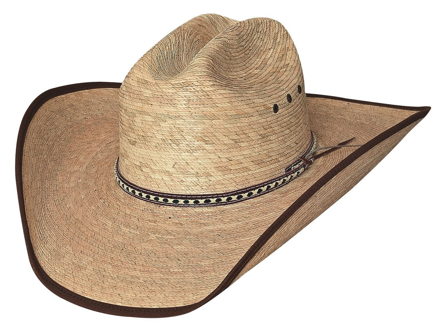 Bullhide Hats Wide Open 15X Palm Leaf Straw Cowboy Western Hat