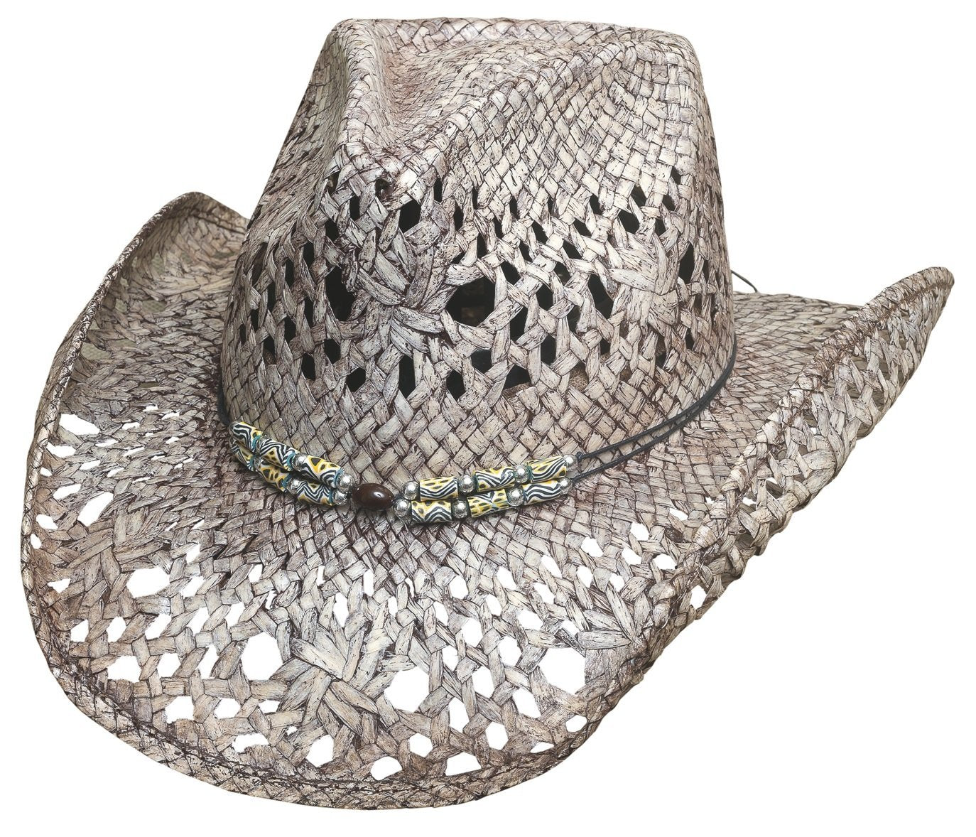 Montecarlo Bullhide Hats Gone Crazy Toyo Straw Cowboy Western Hat (XLarge)