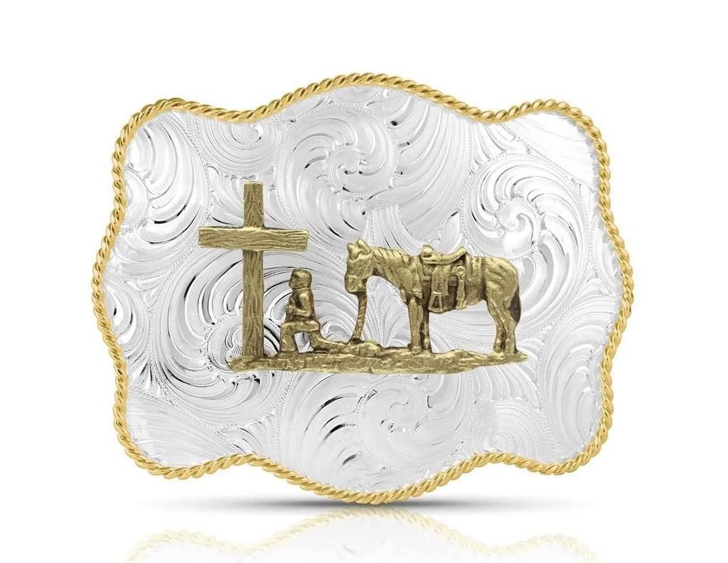 Montana Silversmiths Silver Belt Buckle