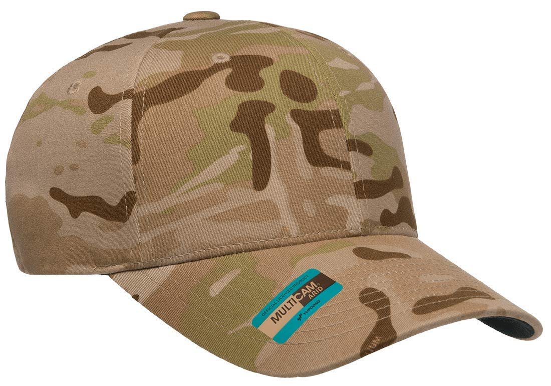 Flexfit Multicam Camo 6 Panel Baseball Cap Officially Licensed Multi-Cam Pattern (Large-X-Large, Multicam Arid)