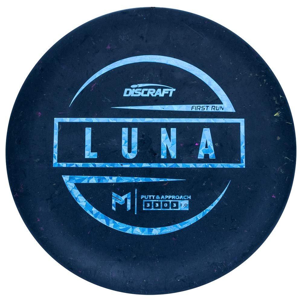 Discraft Paul McBeth Signature Jawbreaker Luna Putter Golf Disc - 167-169g, Right Handed, Blue, Regular Flex