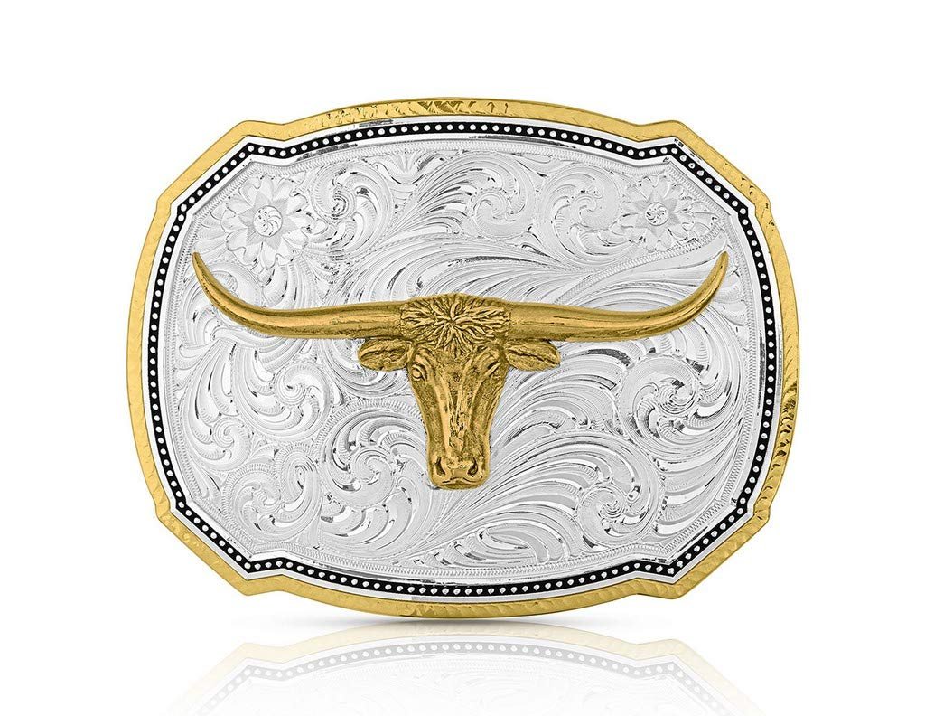 Montana Silversmiths Silver Belt Buckle