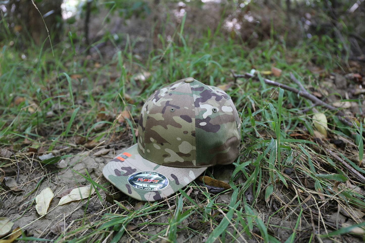 Flexfit 6277MC Green Multicam Baseball Cap Multi Cam L/XL