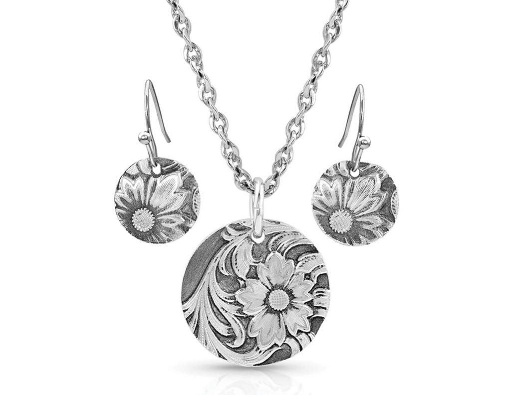 Montana Silversmiths Women's Western Lifestyle Inspired Jewelry Set (Art of The Buckle)