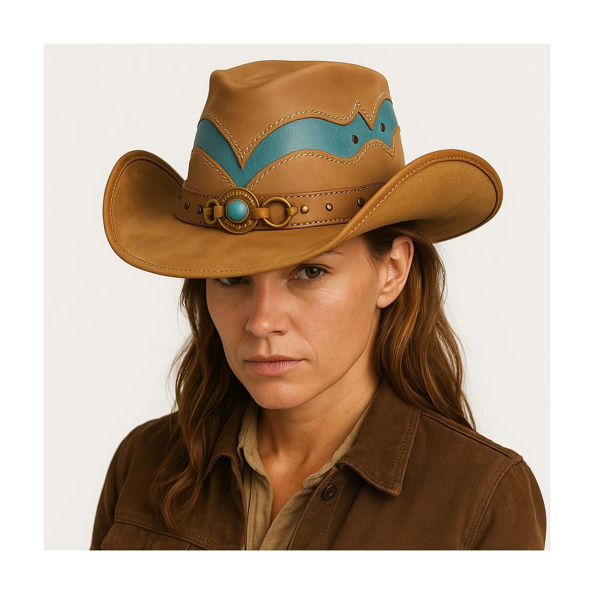 Bullhide Hats 4018Ct Cascade Range Small Camel/Turquoise Cowboy Hat