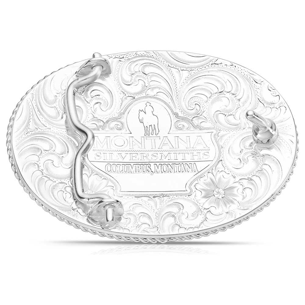 Montana Silversmiths Silver Belt Buckle
