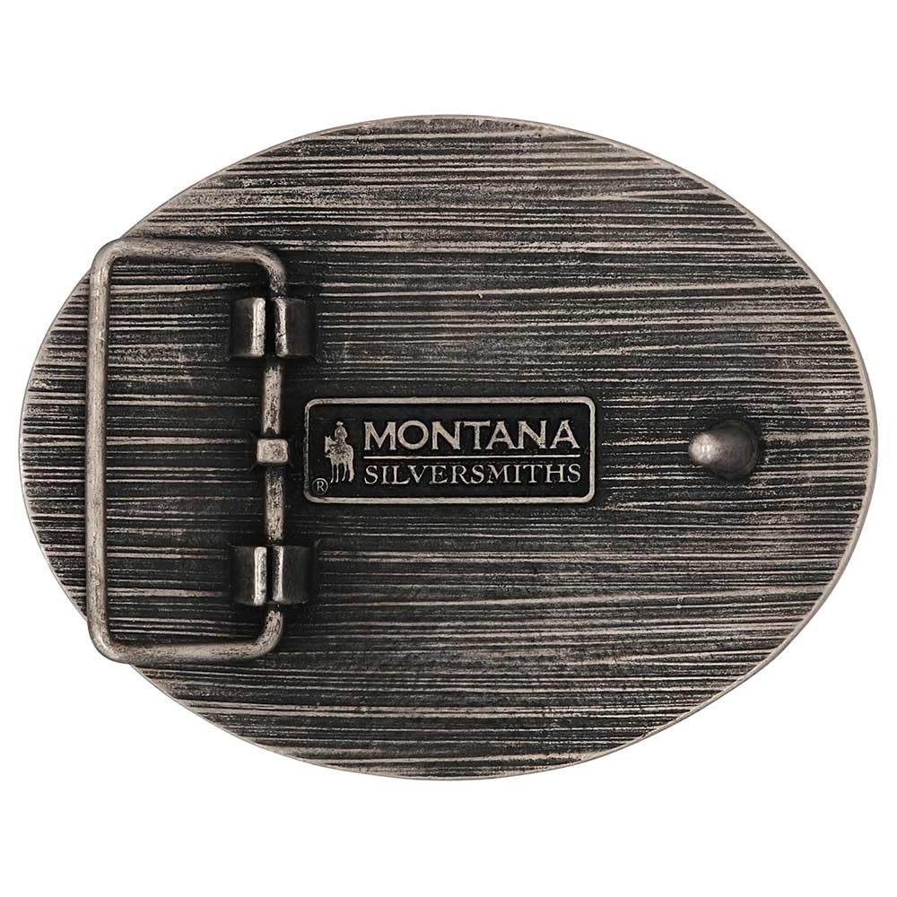 Montana Silversmiths Silver Belt Buckle