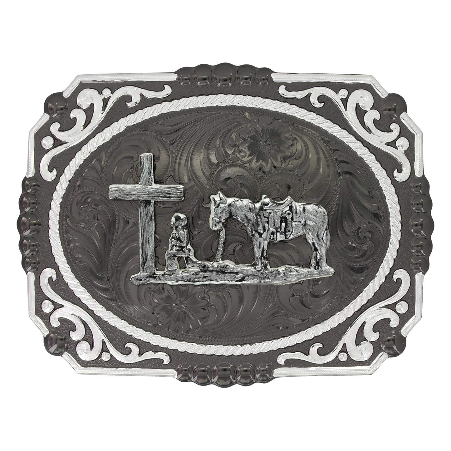 Montana Silversmiths Silver Belt Buckle