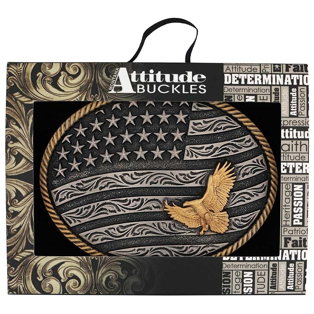 Montana Silversmiths Silver Belt Buckle