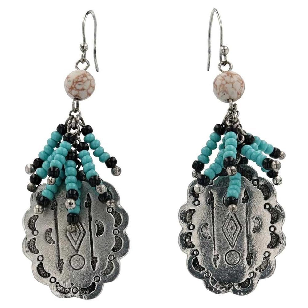 Montana Silversmiths Southwest Medallions Attitude Earrings - AER5750