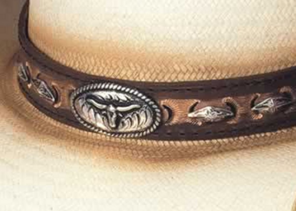Bullhide "Little Big Horn" Distressed 50X Panama Straw Western Hat 2412N