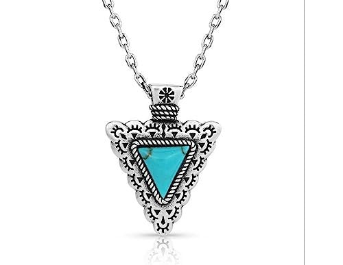 Montana Silversmiths Western Lifestyle Turquoise Necklace (Established Strength)