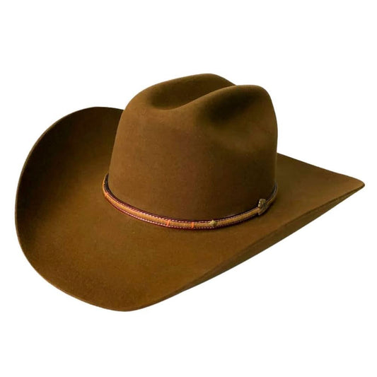 Stetson Unisex Powder River 4X Felt Cowboy Hat Mink 7 5/8 Brown