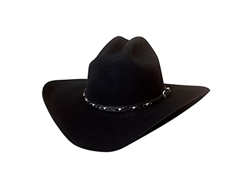 Montecarlo / Bullhide Hats Mens Felt Collection Pistol Pete 6X Premium Wool Western Cowboy Hat