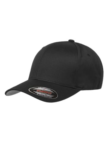 Flexfit 6277 Wooly Combed Twill Cap Black