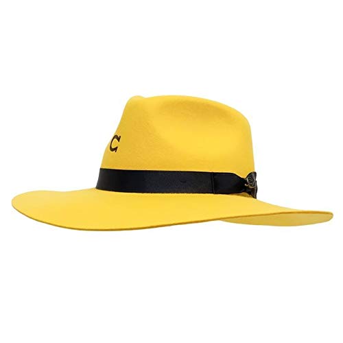 Charlie 1 Horse Highway Felt Hat in Yellow CWHIWA-403607