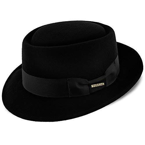 Stetson Cranston Wool Felt Porkpie Hat