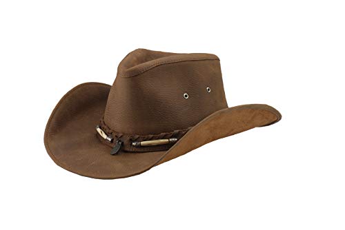 Bullhide Men's Briscoe Leather Cowboy Hat - 4052Ch