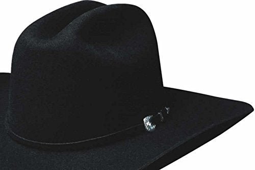 Bullhide Hats 0350Bl Rodeo Round-Up Collection Ruidoso 6X Black Cowboy Hat