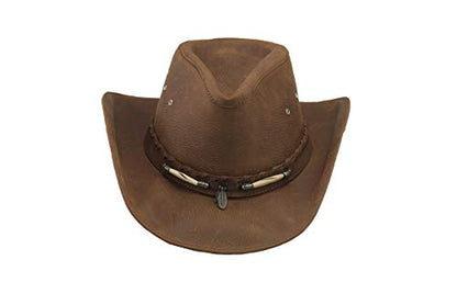 Bullhide Men's Briscoe Leather Cowboy Hat - 4052Ch