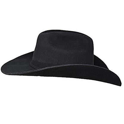 Bullhide Montecarlo unisex-adult Felt Collection Kingman 4x Premium Wool Western Cowboy Hat, 4" Brim