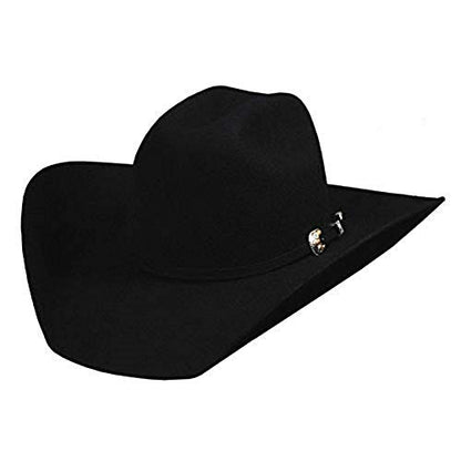 Bullhide Montecarlo unisex-adult Felt Collection Kingman 4x Premium Wool Western Cowboy Hat, 4" Brim