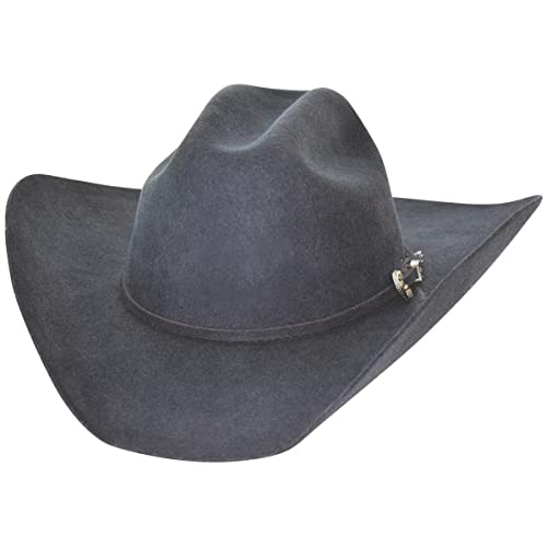 Bullhide Montecarlo mens Felt Collection Kingman 4x Premium Wool Western Cowboy Hat, 4" BrimCowboy Hat