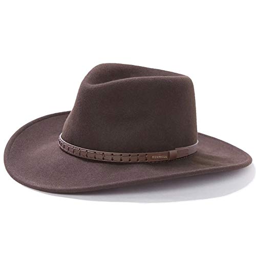 Stetson Men's Sturgis Pinchfront Crushable Wool Felt Hat