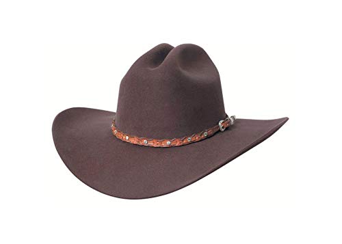 Montecarlo /Bullhide Hats Mens Felt Collection Pistol Pete 6X Premium Wool Western Cowboy Hat