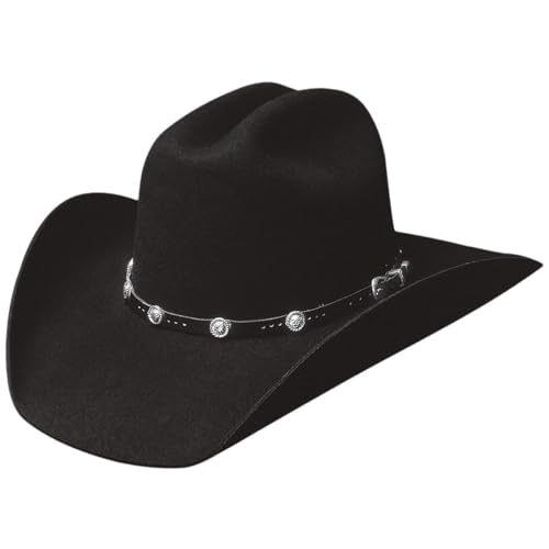 Bullhide Hats 3002Bl Rodeo Round-Up Collection Congress 4X Black Cowboy Hat