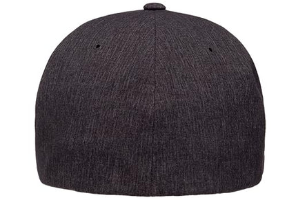 Flexfit Delta Seamless Cap, XX-Large, Melange Charcoal