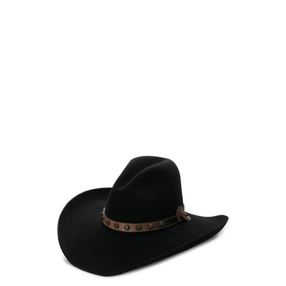 Stetson Men's 4X Broken Bow Buffalo Felt Cowboy Hat Black