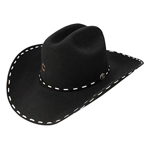 Charlie 1 Horse Black Buck Snort Hat