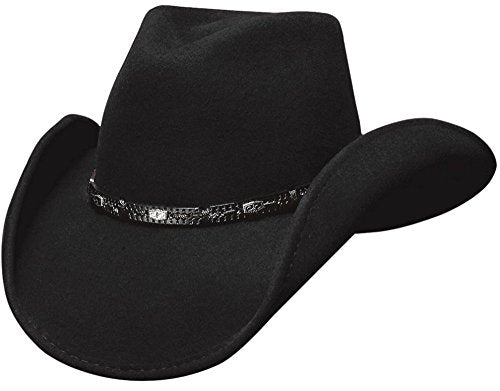 Bullhide Hats 0381Bl Cowboy Collection Wild Horse Black Cowboy Hat