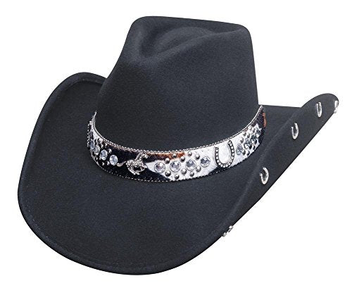 Bullhide Hats 0710Bl Horse Country Collection Crazy Horse Black Cowboy Hat