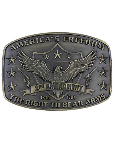 Montana Silversmiths 2nd Amendment Series Attitude Western Belt Buckle