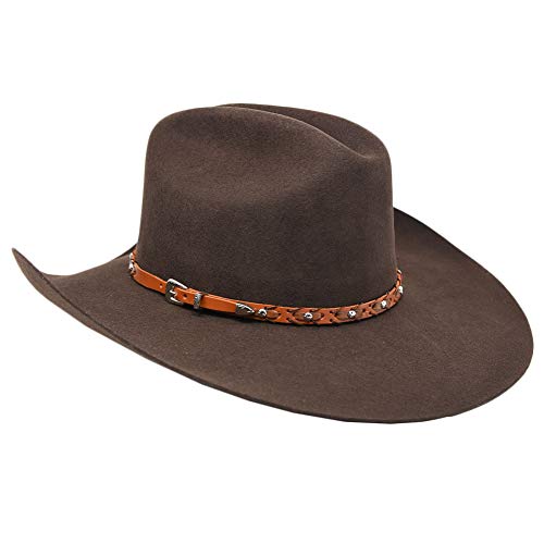 Montecarlo /Bullhide Hats Mens Felt Collection Pistol Pete 6X Premium Wool Western Cowboy Hat