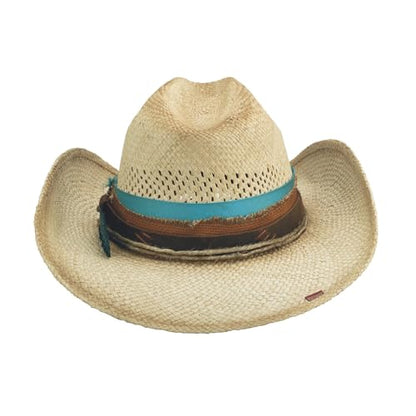 Bullhide Fashion Straw Collection Sweet Caroline Cowboy Hat in Size Large