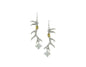 Montana Silversmiths Pursue the Wild Nature's Art Earrings, Kristy Titus Collection - SLKTER3294