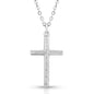 Montana Silversmiths Women's Gratitude Cross Necklace Silver One Size