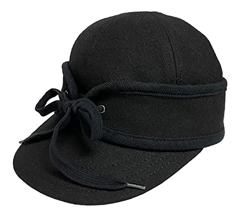 Broner Mens Ole' Railways Work Cap with Quilted Lining and Inside Earflaps