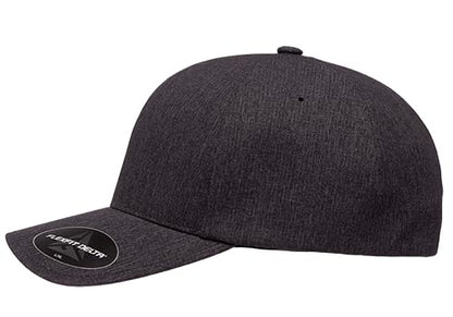 Flexfit Delta Seamless Cap, XX-Large, Melange Charcoal