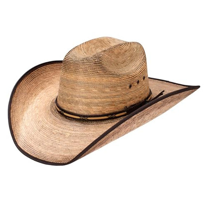 RESISTOL Amarillo Sky Palm 4-1/8" Brim Straw Cowboy Hat Palm