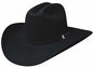 Bullhide Hats 0350BL Rodeo Round- Up Ruidoso 6X Black Cowboy Hat Size: 7 1/8