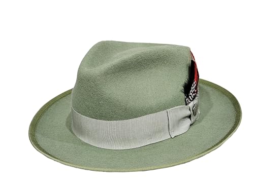 Stetson Mens Wool Felt Whippet Fedora Hat