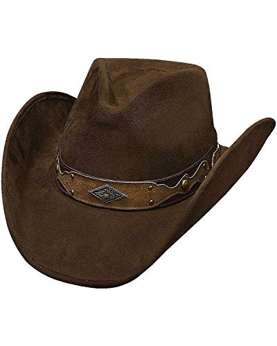 Bullhide Men's Shadow in The Dust Faux Felt Hat Chocolate